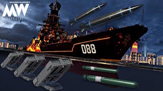 RF Admiral Isakov  only one spamming battleship🔥 really brutal ☠️ Modern Warships [upl. by Wolk]