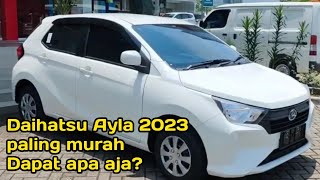 Daihatsu ayla 2023 tipe 10 M Manualtipe paling murah [upl. by Tabbatha]