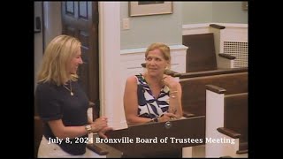 202478 Bronxville Board of Trustees Meeting [upl. by Elizabeth]