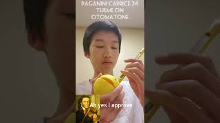 Paganini Caprice 24 played on Otomatone [upl. by Argella]