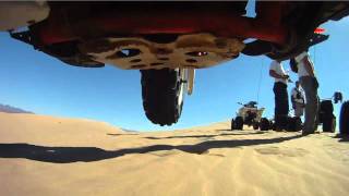 ATC 350x 3 wheeler skid plate cam in slow motion  GoPro HD [upl. by Yobybab]