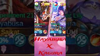 When Hayabusa meets kagura💫😍❤New trend🔥🔥🔥trending shortsshortsgaming mobilelegendsfeednewtrend [upl. by Assiram]