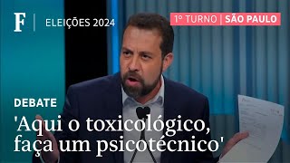 Boulos exibe exame toxicológico e quebra regra em debate para rebater factoide criado por Marçal [upl. by Raymund854]