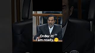 🔥 Saddam Hussein attitude video🔥 attitude saddamhussain attitude viral short shortfeeds [upl. by Spragens]