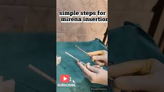 mirena iucdhow to insert mirena hormonal iucdlevonorgestrolendometriosis adenomyosisiucd [upl. by Riabuz]