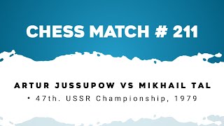 Artur Jussupow vs Mikhail Tal • 47th USSR Championship 1979 [upl. by Svoboda]