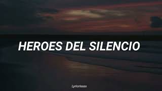 Héroes del Silencio  Agosto Letra [upl. by Eanom]