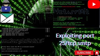 How to Exploit SMTP Port 25 Kali Linux  Metasploitable2  V4 [upl. by Diannne776]