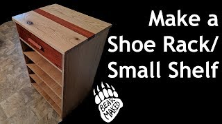 Make a Shoe Rack  Small Shelf  Woodworking [upl. by Abner]