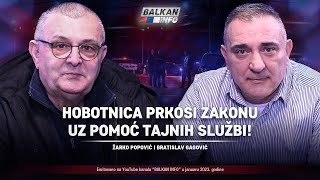 AKTUELNO Žarko Popović i Bratislav Gagović  Hobotnica prkosi zakonu uz pomoć službi 1112023 [upl. by Ginder91]