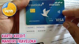 UNBOXING amp REVIEW KARTU KREDIT TRAVELOKA MANDIRI [upl. by Beatrisa]