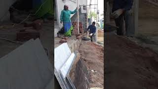 Granite Flooring Work amp compound Wall Brick Work  J34 [upl. by Kegan923]