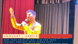 Concert AbbyV  Insight Tonight with Ashok Vyas [upl. by Alsi]