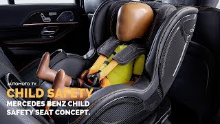 MercedesBenz unveils new child safety seat concept [upl. by Lienahs]