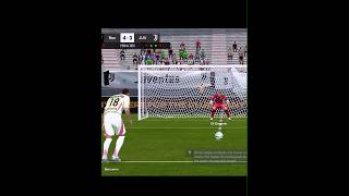 Benzema penalty kick 👀😱 fifa fifamobile fifamobile24 fifa25 football shorts [upl. by Anaihk]