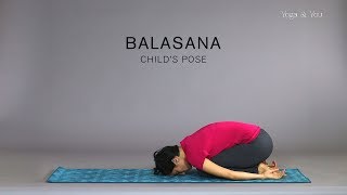 Beginners Yoga How to do Balasana  Childs Pose [upl. by Enitsirhc]