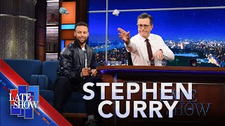 Stephen Curry Vs Stephen Colbert The Rematch [upl. by Seidler109]