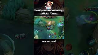 The Greatest Mockery of All time 😂😂😂 mobilelegends mobilelegendsbangbang mlbb shorts [upl. by Yknip]