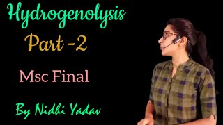 Hydrogenolysispart2Hydrogenolysis of CyclopropaneampHydrogenolysis of C0 BondReduction Msc Final [upl. by Bergeron]