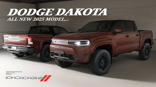 ALL NEW 2025 DODGE DAKOTA REVEALED REDESIGN  Digimods DESIGN [upl. by Adnic]