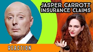 American Reacts  JASPER CARROTT  Insurance Claims [upl. by Arrakat]