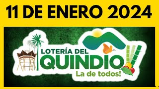 Resultado de la LOTERIA del QUINDIO del JUEVES 11 de enero de 2024 💫✅💰 ULTIMO SORTEO [upl. by Ylicis]