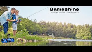 Gamashino Telescopic Fishing Rod and Reel Combo Kit for Kids [upl. by Ophelia]