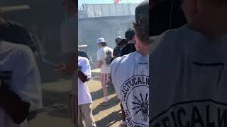 Crowd Reacts To Top Fuel Throttle WHACK shortsvideo dragracing fyp shorts [upl. by Christabelle986]