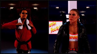 SHAYNA BASZLER VS RONDA ROUSEY [upl. by Sherer]