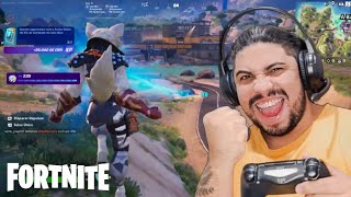 FORTNITE ACERTE OPONENTES COM O FEIXE ÚNICO DO KIT DE COMBATE IRON MAN [upl. by Immat]