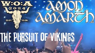 Amon Amarth in Wacken 2024  The Pursuit of Vikings [upl. by Farrison]