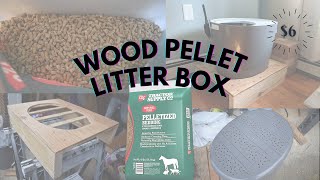 Making A Wood Pellet Cat Litter Box [upl. by Eldoree960]