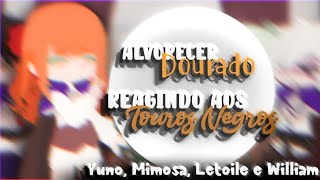 🥀 ⚝ °React Alvorecer Dourado reagindo ao rap dos Touros negros 11° ⚝ 🥀 [upl. by Engud938]