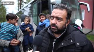 Sweden  Syrian refugees in Fredriksberg unhappy with the accommodation provided by Sweden [upl. by Ynagoham]