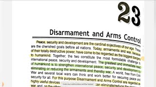 Disarmament and ARMS controlinternationalpolitics politicalscience disarmament armscontrol [upl. by Lukas772]