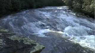 Riding Ford Falls Tuckasegee River Panthertown Valley Lake Toxaway NC [upl. by Jehias155]