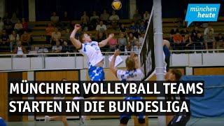 Saisonstart  Münchner Volleyball Teams starten in neue Bundesliga Saison [upl. by Anaeed]