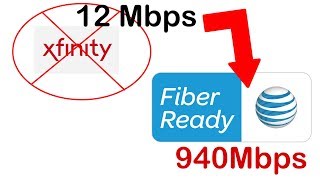 Switched From Xfinity Cable to ATampT Fiber  ITS FAST [upl. by Eimmis]