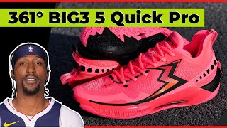 TOP 1 Shoes 2024  361° BIG3 5 Quick Pro [upl. by Ravi626]