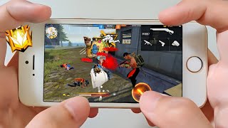 Iphone 5s Free Fire Gameplay ⚙️Settings Free Fire max HUDDPI MACRO 1 gb ram🔥Part1 [upl. by Nudnarb136]