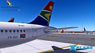 X Plane 11  SAA A320  Johannesburg  Port Elizabeth [upl. by Anez]