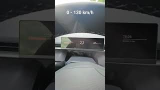 FISKER OCEAN 564 HP 0130 kmh acceleration [upl. by Acul]