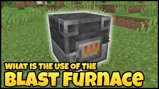 How To Use The BLAST FURNACE In MINECRAFT [upl. by Valaria766]