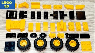 I Made LEGO Set 6 Pieces Special Construction Vehicles Tutorial [upl. by Pulling]