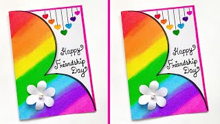 Friendship Day Greeting Card  Easy amp Cutest Friendship Day Card  Happy Friendship Day Card 2024 [upl. by Gylys]