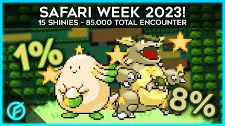 LIVE 15 Shiny Pokemon for Safari Week 2023  Fire RedLeaf Green [upl. by Nabila]