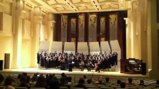 The Ground  Ola Gjeilo  Baylor Universitys Concert Choir [upl. by Joann922]