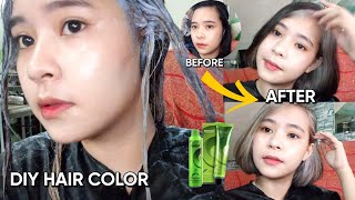 Affordable DIY Bleach  Hair Color I Bremond Metallic Gray at HOME Philippines [upl. by Harbard]