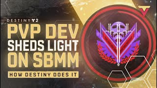 PVP Dev Shares Insights on SBMM in Destiny [upl. by The360]