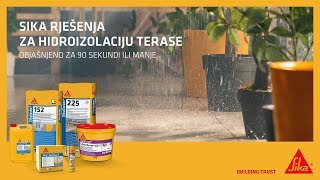 Kako uraditi hidroizolaciju terase sa Sikalastic152 hidroizolacijskim malterom [upl. by Aleac]